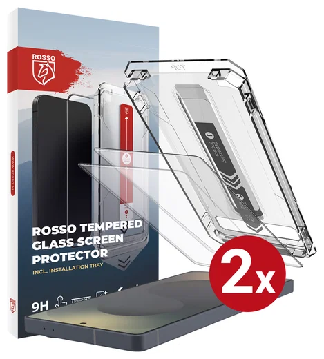 Rosso Samsung Galaxy S25 Ultra Tempered Glass met Installatietray (2-Pack) afbeelding 14