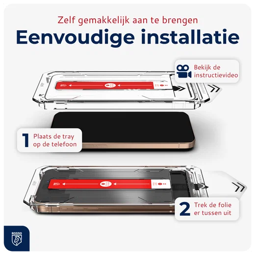 Rosso Samsung Galaxy S25 Ultra Tempered Glass met Installatietray (2-Pack) afbeelding 4