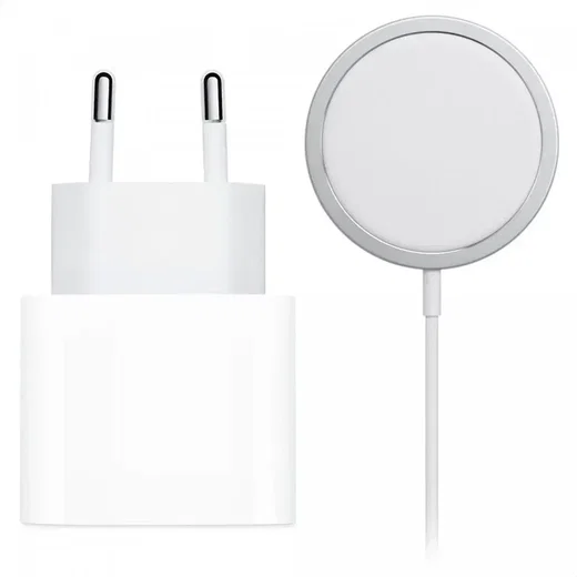 Originele Apple 20W USB-C Oplader met 15W MagSafe Kabel 1 Meter Wit afbeelding 1
