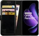 Rosso Element Oppo Reno 13 Hoesje Book Case Wallet Zwart