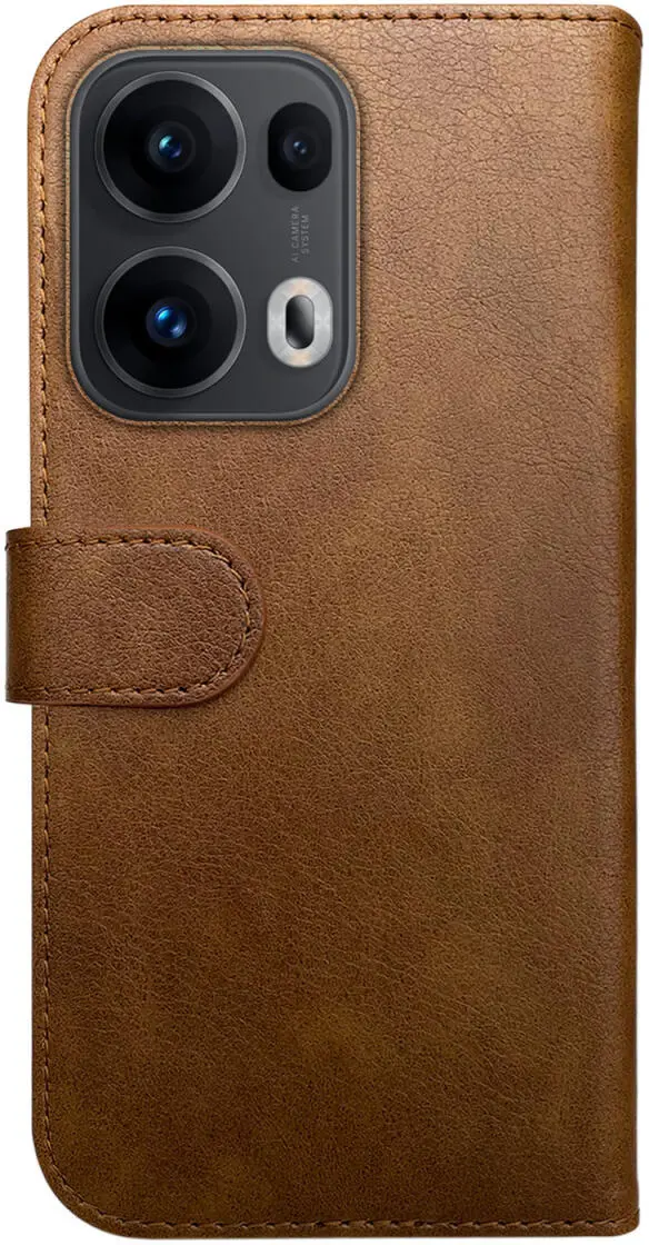Rosso Element Oppo Reno 13 Pro Hoesje Book Case Wallet Bruin afbeelding 2