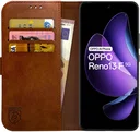 Rosso Element Oppo Reno 13 F Hoesje Book Case Wallet Bruin