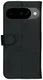 Rosso Deluxe Google Pixel 10 / 10 Pro Hoesje Echt Leer Book Case Zwart afbeelding 1