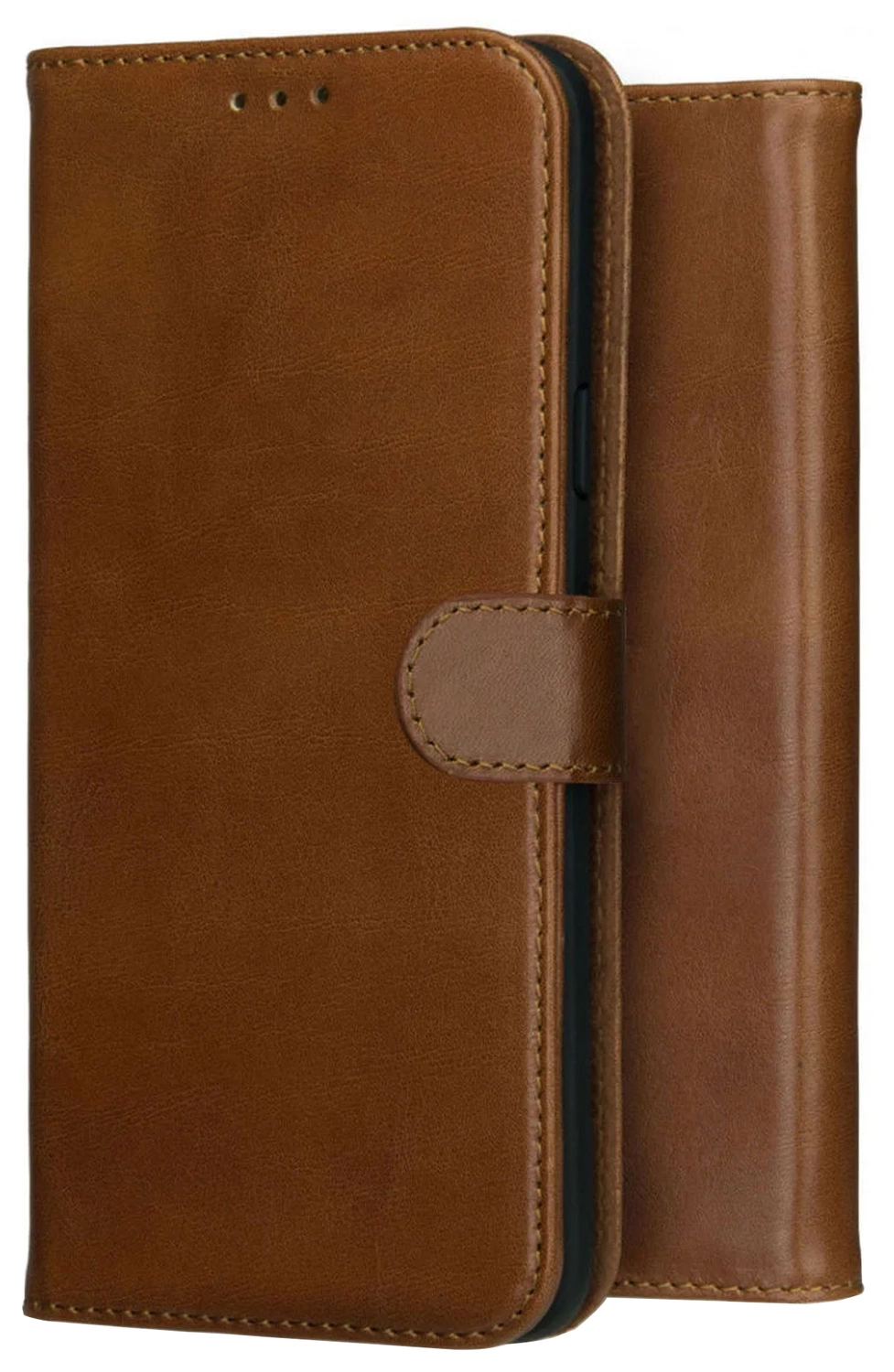 Rosso Deluxe Google Pixel 10 / 10 Pro Hoesje Echt Leer Book Case Bruin afbeelding 11