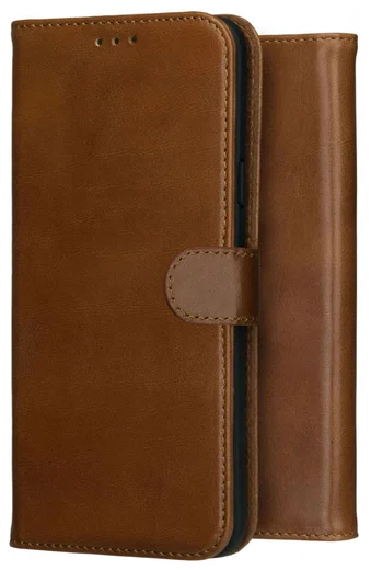 Rosso Deluxe Google Pixel 10 / 10 Pro Hoesje Echt Leer Book Case Bruin afbeelding 11