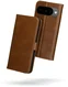 Rosso Deluxe Google Pixel 10 / 10 Pro Hoesje Echt Leer Book Case Bruin afbeelding 9