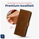 Rosso Deluxe Google Pixel 10 / 10 Pro Hoesje Echt Leer Book Case Bruin afbeelding 2