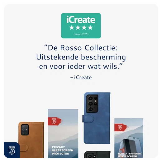 Rosso Deluxe Google Pixel 10 Pro XL Hoesje Echt Leer Book Case Zwart afbeelding 5
