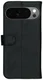 Rosso Deluxe Google Pixel 10 Pro XL Hoesje Echt Leer Book Case Zwart afbeelding 2