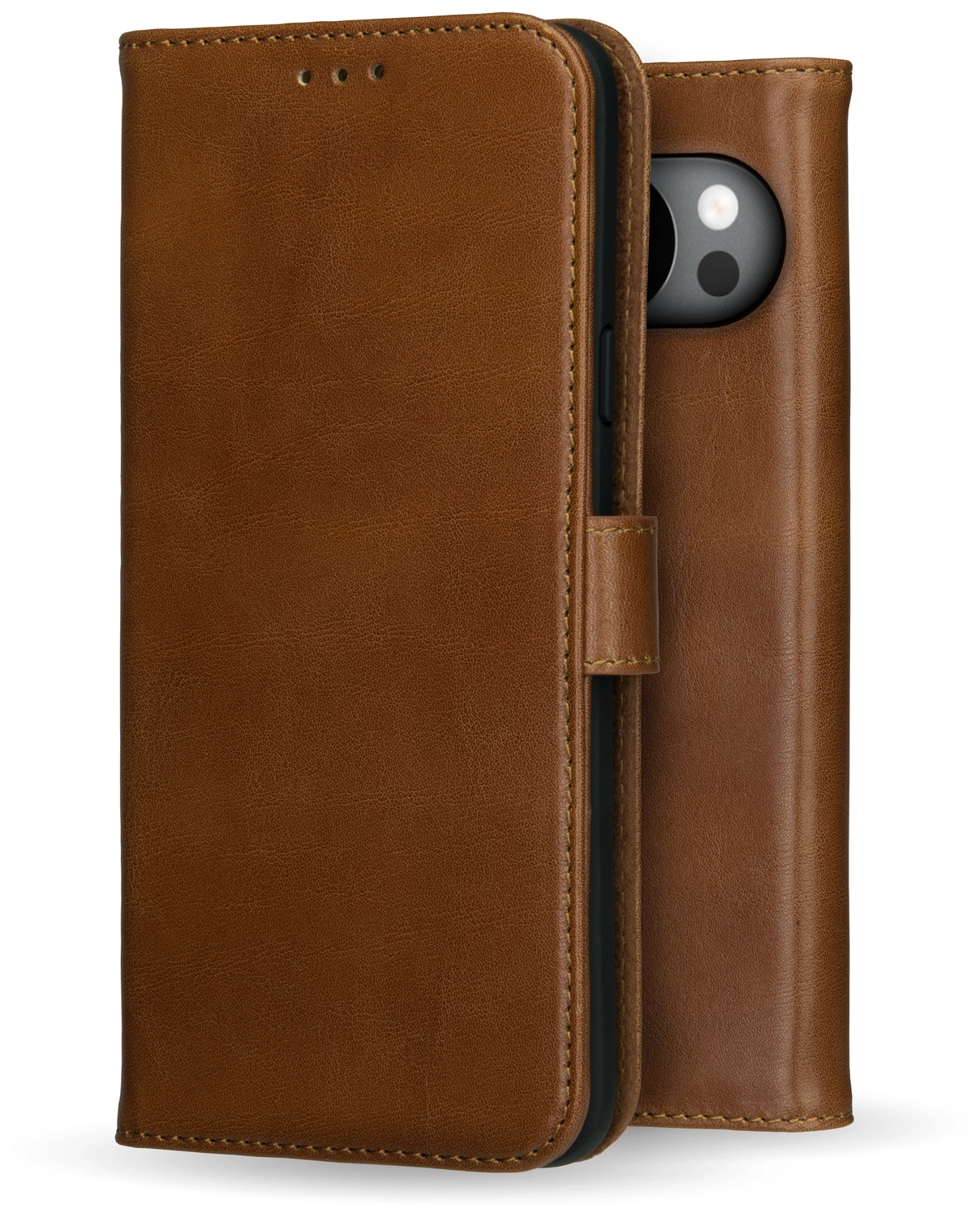 Rosso Deluxe Google Pixel 10 Pro XL Hoesje Echt Leer Book Case Bruin afbeelding 12