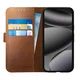 Rosso Deluxe Google Pixel 10 Pro XL Hoesje Echt Leer Book Case Bruin afbeelding 1