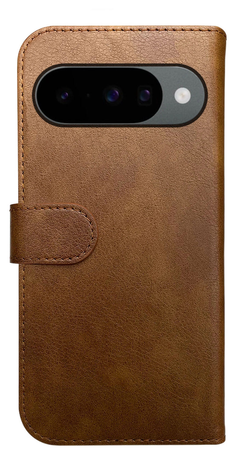 Rosso Element Google Pixel 10 / 10 Pro Hoesje Book Case Wallet Bruin afbeelding 2