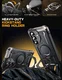 SUPCASE UB Grip Samsung Galaxy S25 Hoesje MagSafe / Qi2 Kickstand Zwart afbeelding 4