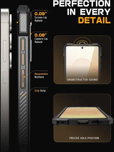 SUPCASE UB Grip Samsung Galaxy S25 Hoesje MagSafe / Qi2 Kickstand Goud afbeelding 9