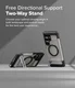 Ringke UX Magnetic Samsung Galaxy S25 Ultra Hoesje MagSafe Transparant afbeelding 3