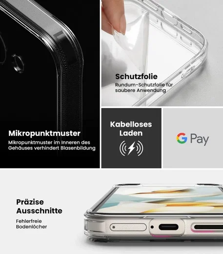 Ringke Fusion Google Pixel 9a Hoesje Back Cover Transparant afbeelding 5