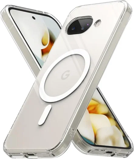 Ringke Fusion Magnetic Google Pixel 9a Hoesje MagSafe Back Cover Transparant afbeelding 1