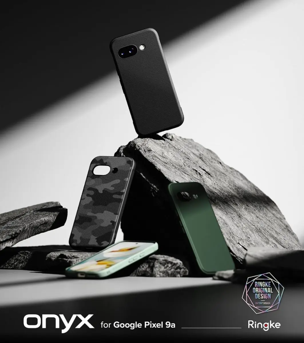 Ringke Onyx Google Pixel 9a Hoesje Flexibel TPU Back Cover Groen afbeelding 10