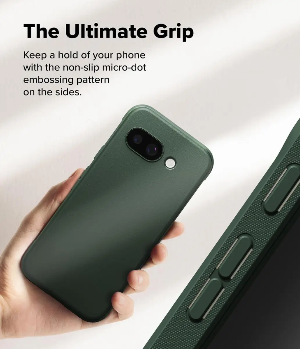 Ringke Onyx Google Pixel 9a Hoesje Flexibel TPU Back Cover Groen afbeelding 5