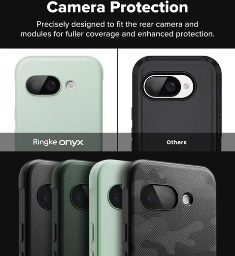 Ringke Onyx Google Pixel 9a Hoesje Flexibel TPU Back Cover Mint afbeelding 8