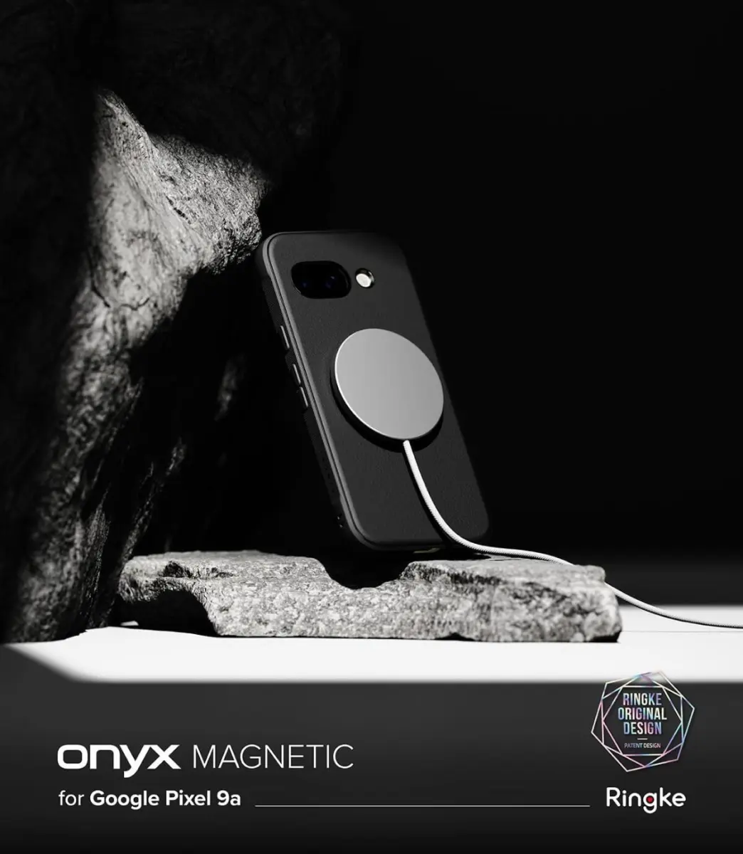 Ringke Onyx Magnetic Google Pixel 9a Hoesje MagSafe Zwart afbeelding 10