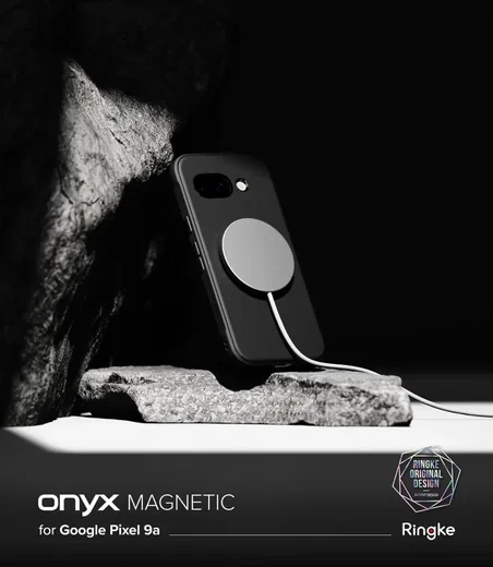 Ringke Onyx Magnetic Google Pixel 9a Hoesje MagSafe Zwart afbeelding 10