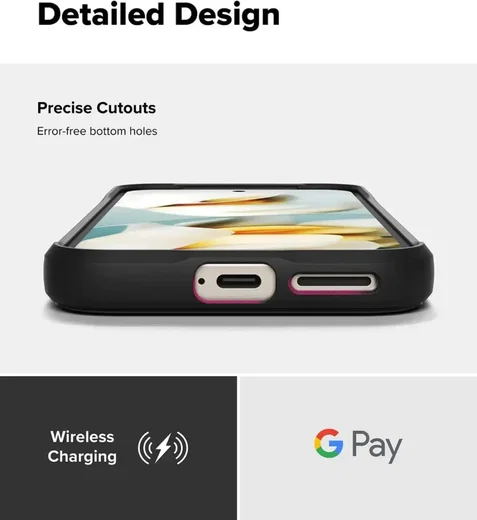 Ringke Onyx Magnetic Google Pixel 9a Hoesje MagSafe Zwart afbeelding 9