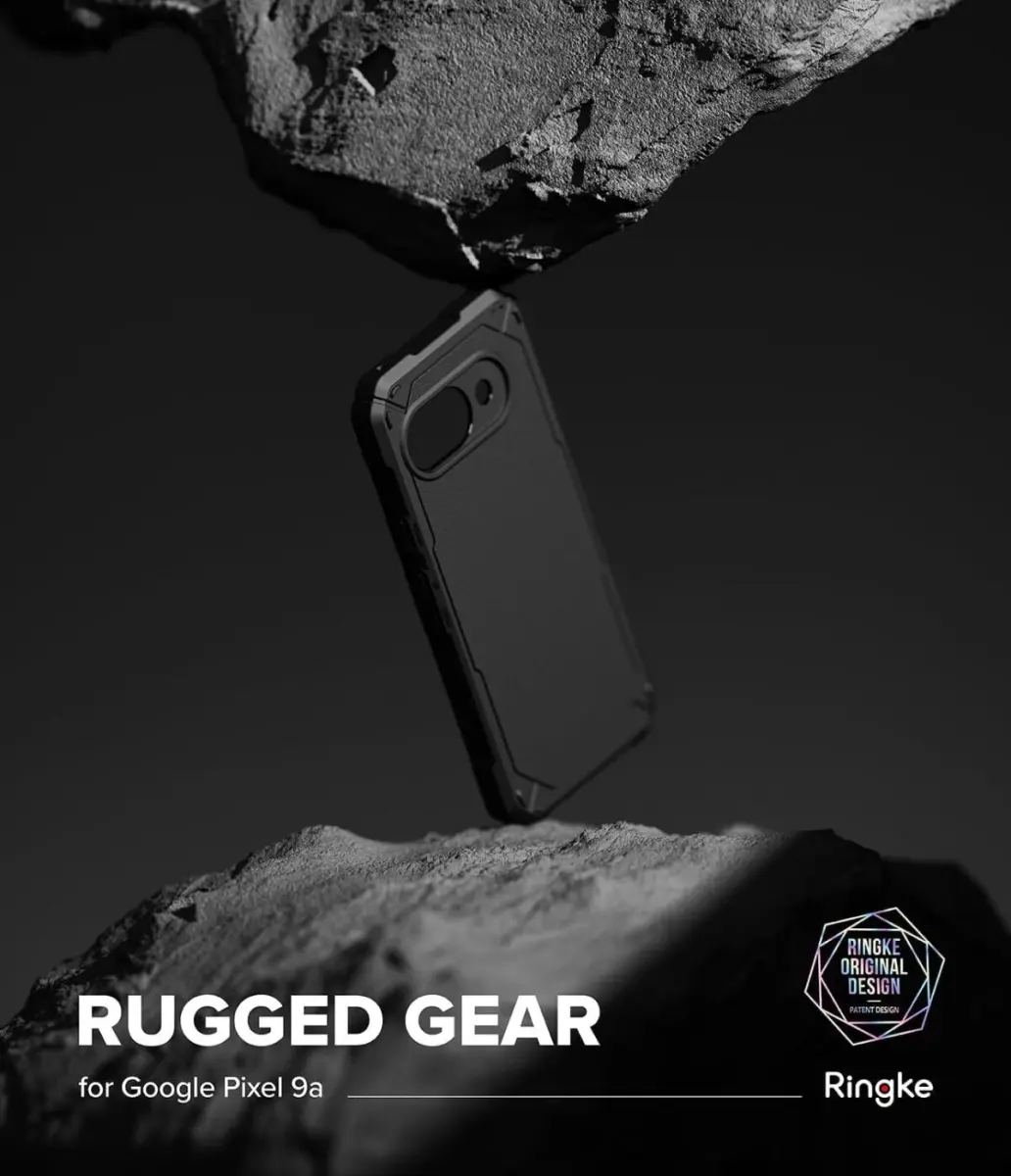 Ringke Rugged Gear Google Pixel 9a Hoesje Back Cover Zwart afbeelding 10