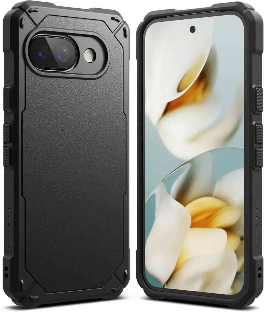 Ringke Rugged Gear Google Pixel 9a Hoesje Back Cover Zwart afbeelding 2