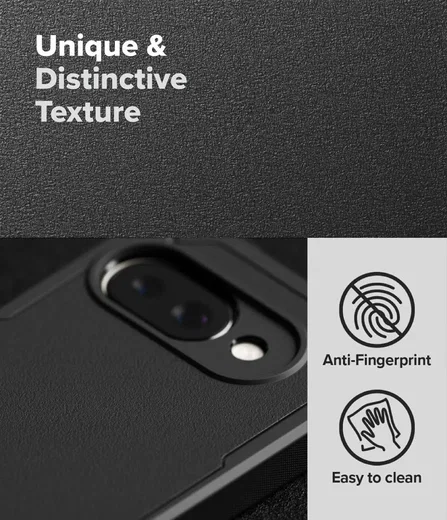 Ringke Rugged Gear Google Pixel 9a Hoesje Back Cover Zwart afbeelding 8