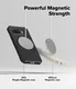 Ringke Rugged Gear Magnetic Google Pixel 9a Hoesje MagSafe Back Cover Zwart afbeelding 6