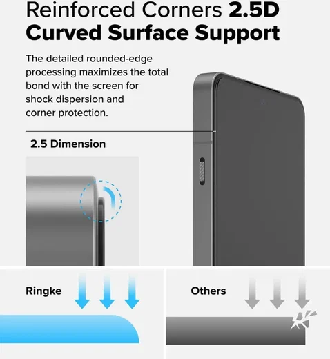 Ringke OnePlus 13R Screen Protector Tempered Glass met Jig 2-Pack afbeelding 9