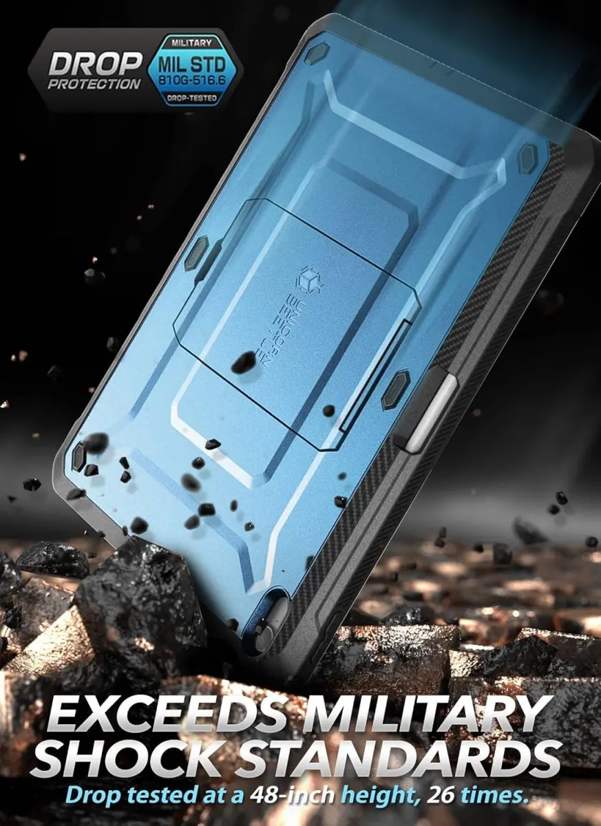 SUPCASE UB Pro iPad 11 (2025) / 10.9 (2022) Hoes Full Protect Stand Lichtblauw afbeelding 3