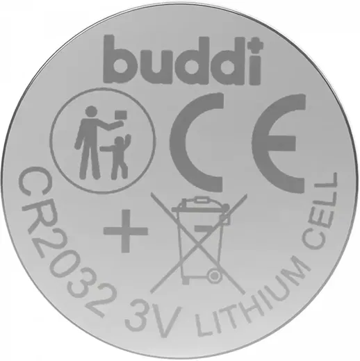 Buddi CR2032 Lithium Knoopcelbatterij Autosleutel 210mh / 3V (5-Pack) afbeelding 8