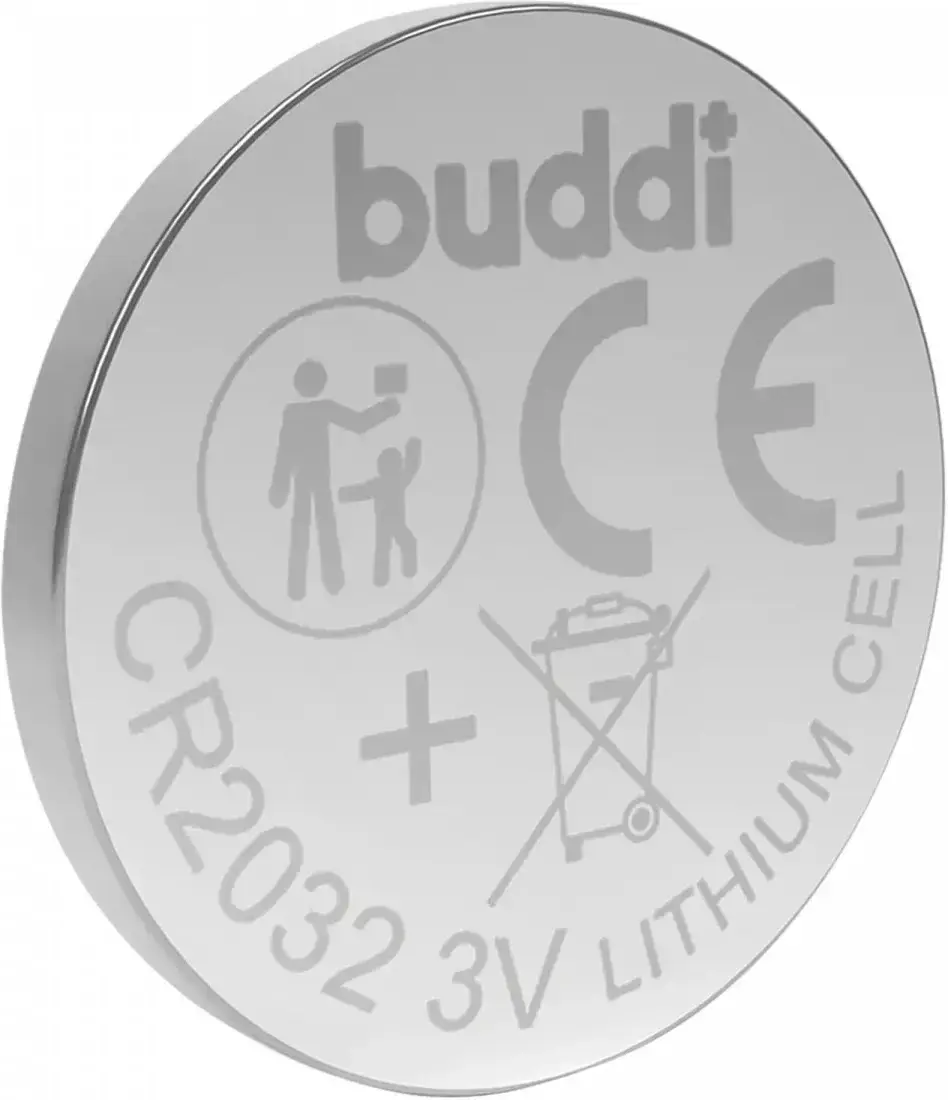 Buddi CR2032 Lithium Knoopcelbatterij Weegschaal 210mh / 3V (5-Pack) afbeelding 8