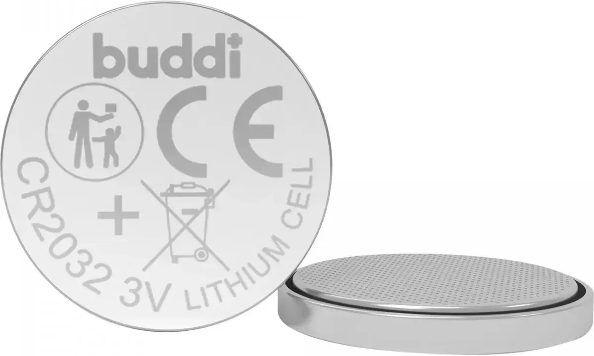Buddi CR2032 Lithium Knoopcelbatterij Weegschaal 210mh / 3V (5-Pack) afbeelding 9
