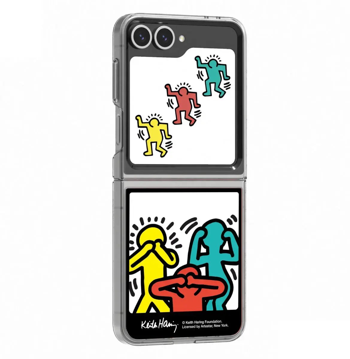 Origineel Samsung Galaxy Z Flip 7 FE / 6 FlipSuit Plaatje Keith Haring Photo afbeelding 2