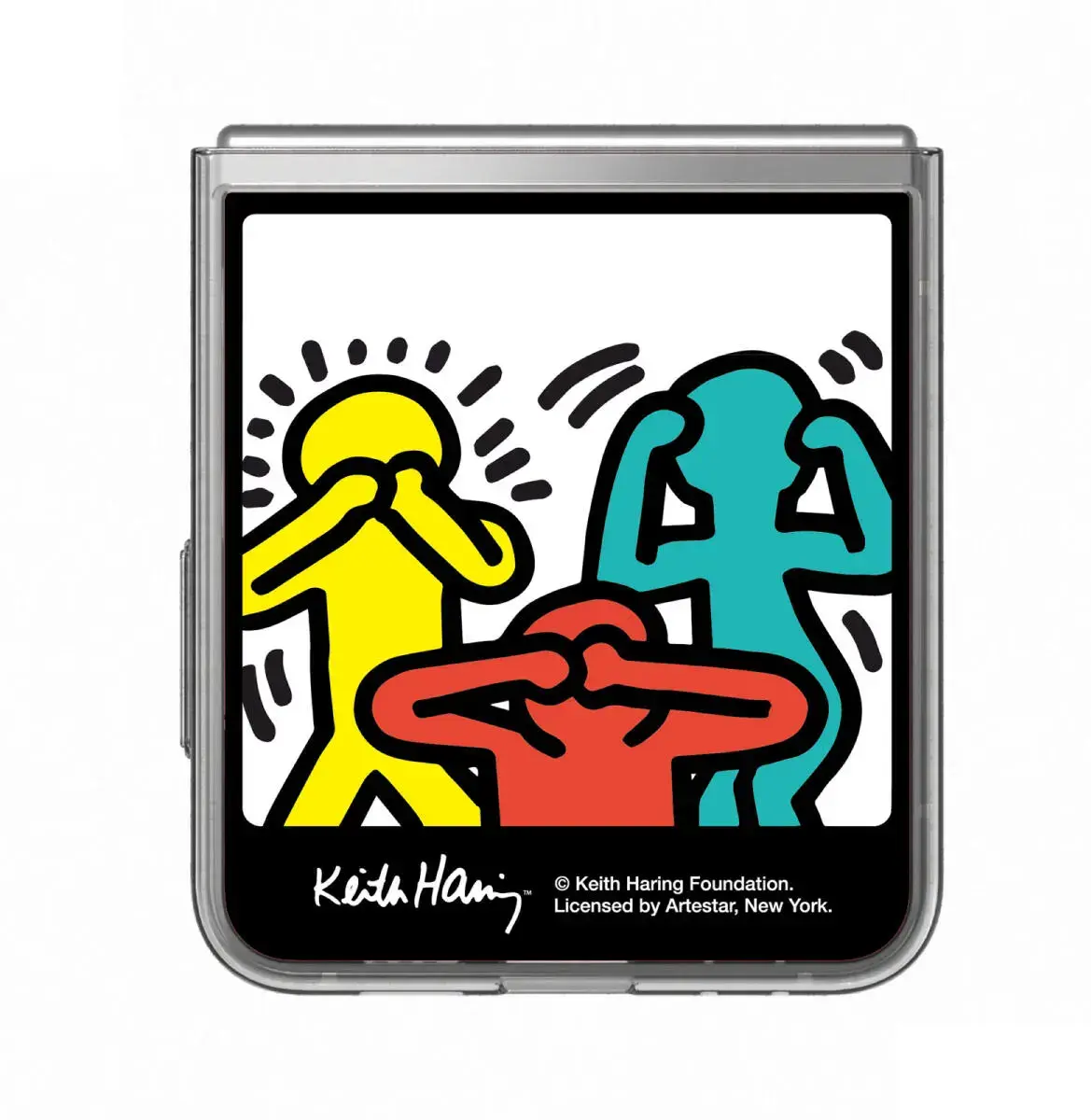 Origineel Samsung Galaxy Z Flip 7 FE / 6 FlipSuit Plaatje Keith Haring Photo afbeelding 3