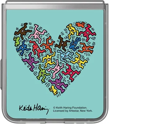 Origineel Samsung Galaxy Z Flip 7 FE / 6 FlipSuit Plaatje Keith Haring Love afbeelding 1