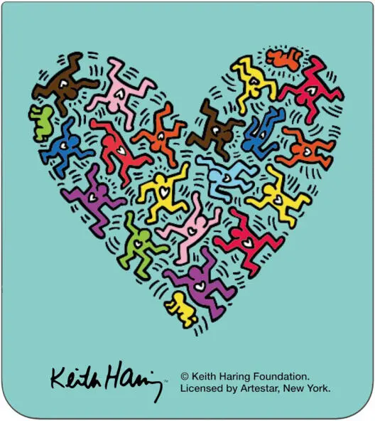 Origineel Samsung Galaxy Z Flip 7 FE / 6 FlipSuit Plaatje Keith Haring Love afbeelding 2