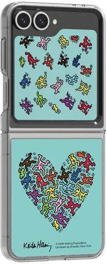 Origineel Samsung Galaxy Z Flip 7 FE / 6 FlipSuit Plaatje Keith Haring Love afbeelding 4