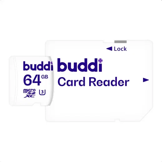 Buddi MicroSDXC Nintendo Switch Geheugenkaart 64GB Wit afbeelding 8