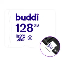 Buddi MicroSDXC Nintendo Switch Geheugenkaart 128GB Wit afbeelding