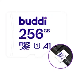 Buddi MicroSDXC Nintendo Switch Geheugenkaart 256GB Wit afbeelding