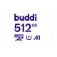 Buddi MicroSDXC Geheugenkaart met SD Kaart Adapter 512GB 3-Pack afbeelding 5