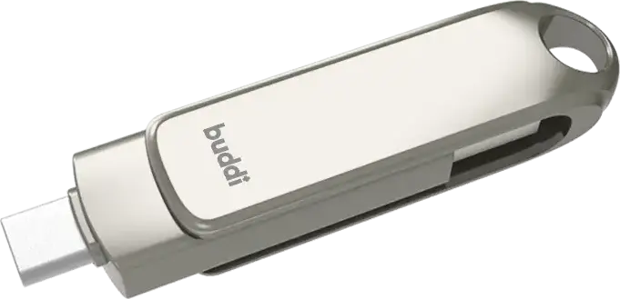 Buddi USB-A en USB-C Stick Dual Geheugenstick 32GB Grijs (2-Pack) afbeelding 12