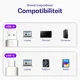 Buddi USB-A en USB-C Stick Dual Geheugenstick 32GB Grijs (2-Pack) afbeelding 7