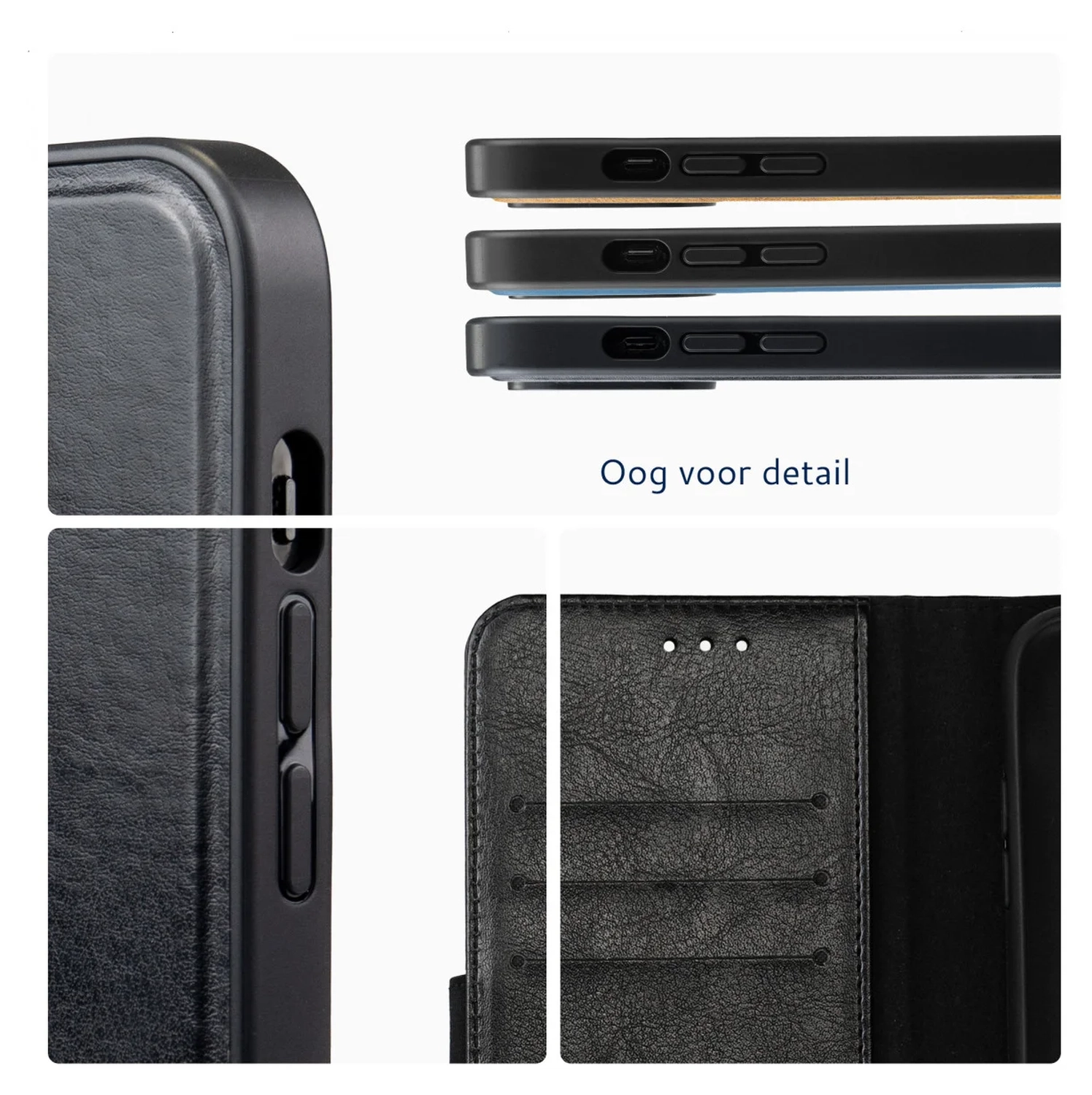 Rosso Element Uitneembaar 2-in-1 Samsung Galaxy A56 Hoesje Zwart afbeelding 9