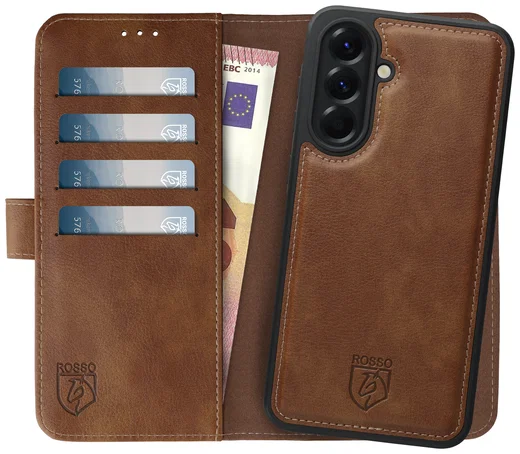 Rosso Element Uitneembaar 2-in-1 Samsung Galaxy A56 Hoesje Bruin afbeelding 1