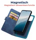 Rosso Element Uitneembaar 2-in-1 Samsung Galaxy A56 Hoesje Blauw afbeelding 6